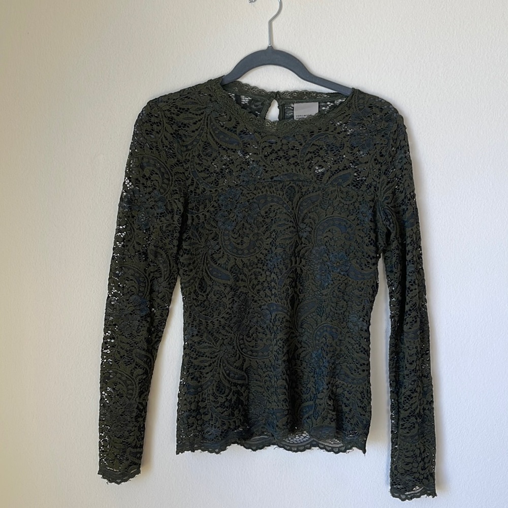 Long Sleeve Lace Top